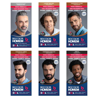 Tonalizante Biocolor Homem ( ESCOLHA COR) TINTURA COLORAÇÃO MASCULINA em Oferta na Shopee