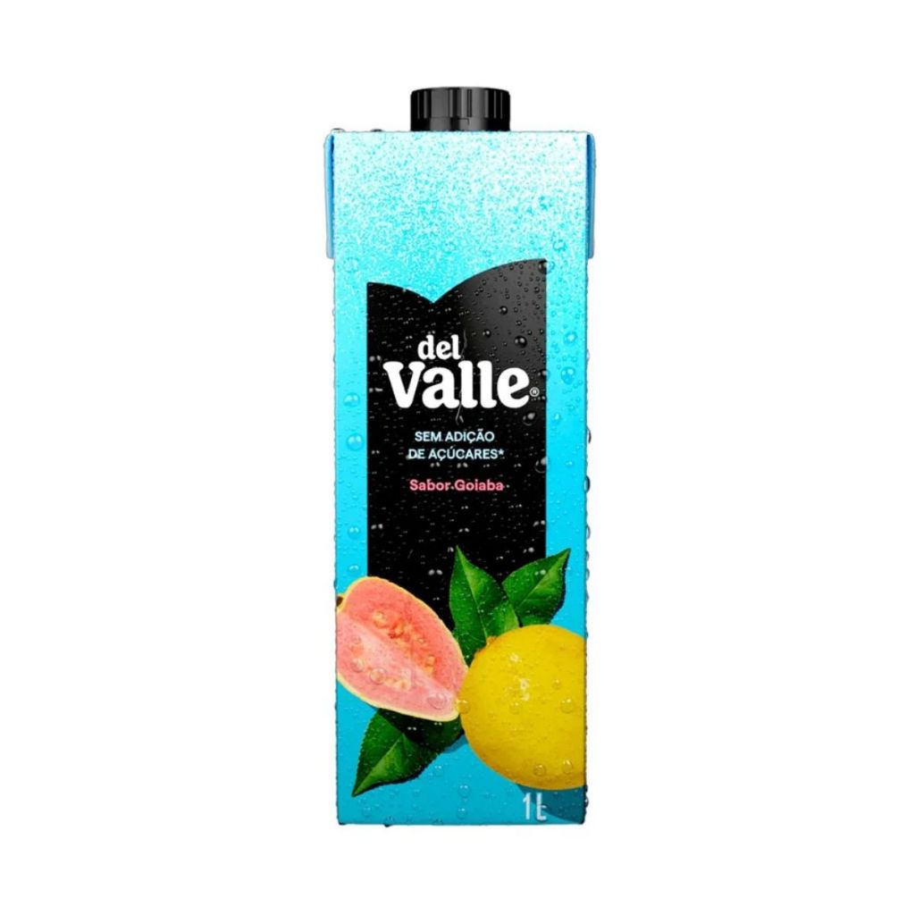 Suco Néctar Del Valle Goiaba Zero Açúcar 1l | Shopee Brasil