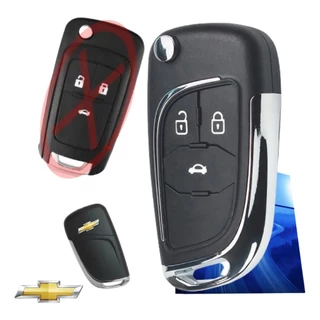 Chave Canivete Capa Carcaça Chevrolet GM 3 botões Cruze Onix Montana Tracker S10 Onix em Oferta na Shopee