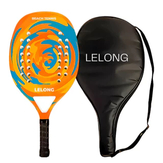 Raquete Beach Tennis Fibra De Carbono Lelong LE-5206 com Bolsa Jogo em Oferta na Shopee