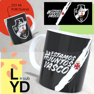 Caneca Personalizada Vasco da Gama Caneca Time de Futebol Gigante da Colina Xícara Personalizada