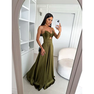 VESTIDO DE FESTA LONGO CASAMENTO MADRINHA TOMARA QUE CAIA LANÇAMENTO ATLANTA