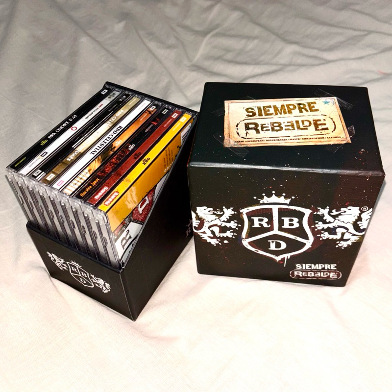 BOX RBD Siempre Rebelde Discografia Completa | Shopee Brasil