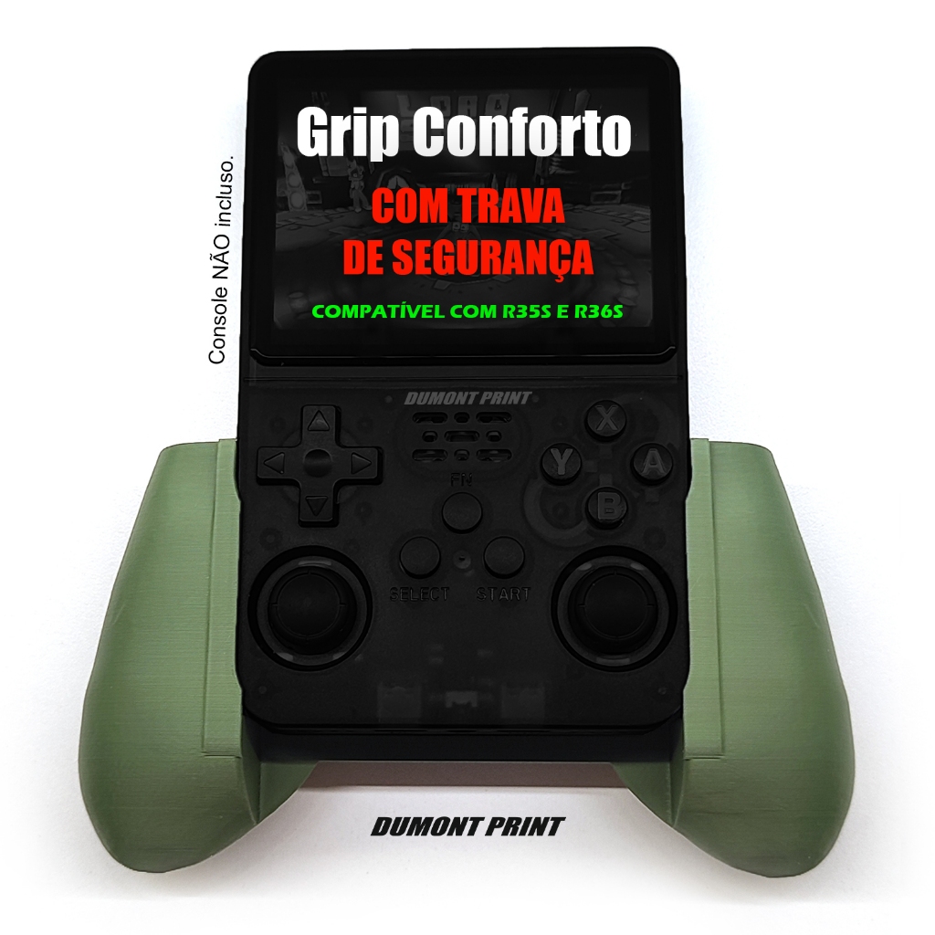 Grip de Mão Ergonômico R35S, R36S Pegada Controle Para Jogar Conforto ...