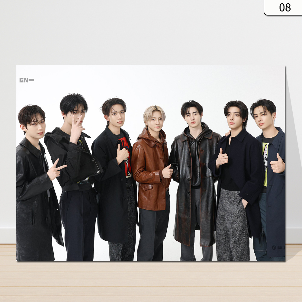 ENHYPEN | Placa Decorativa | Quadros Decorativos | KPOP | MÚSICA