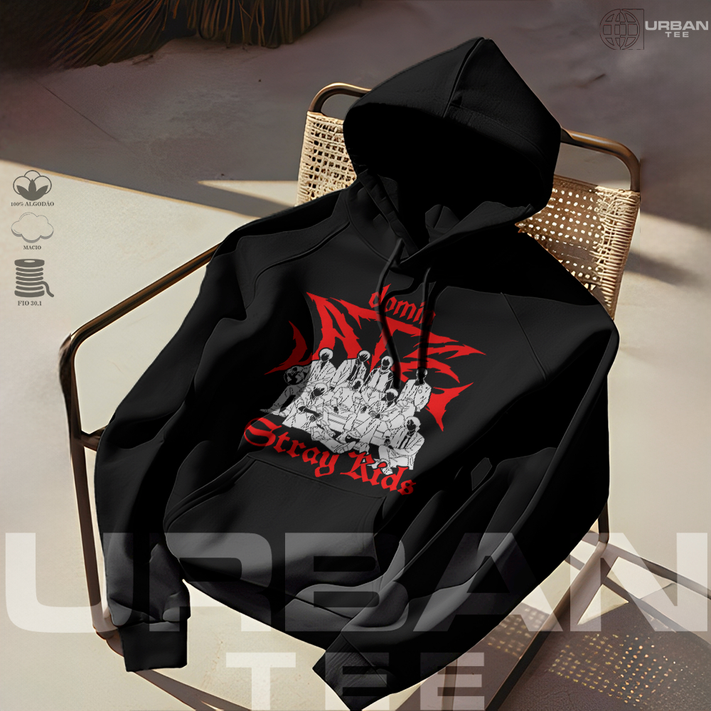 Sweat à Capuche Stray Kids Dominate - Merch KPOP - Imprimé Tournée - Taille S à XXL