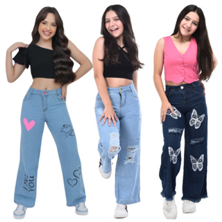 Calça Jeans Borboleta em Oferta Shopee 2025