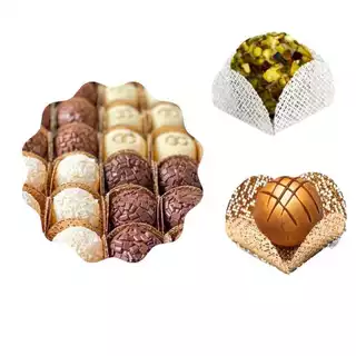 200 Forminhas P/ Brigadeiros Caixeta Tela Escocia Jufiori - escolha as cores no chat