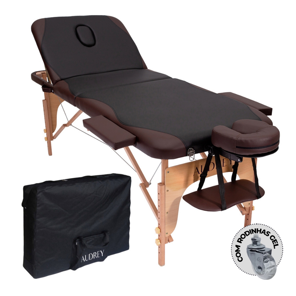 Maca Portátil Dobrável Audrey Pro2 Premium Alta Qualidade Rodinhas ...
