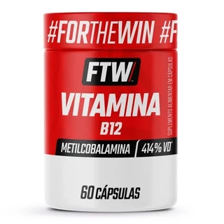 Vitamina B12 Pote 60 Cápsulas - FTW