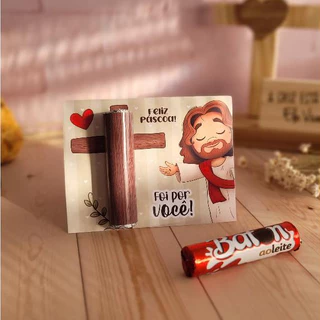 Lembrancinha de pascoa/Cartão personalizado pascoa/Pascoa Cristã/Lembrancinha de pascoa para igreja/Lembrancinha igreja em Oferta na Shopee