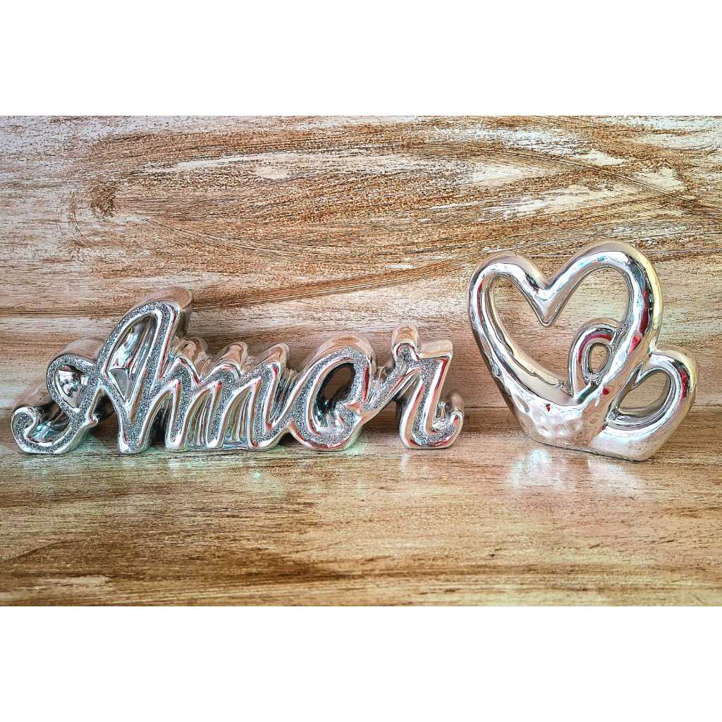 Kit enfeite decorativo amor para rack de sala e quarto | Shopee Brasil