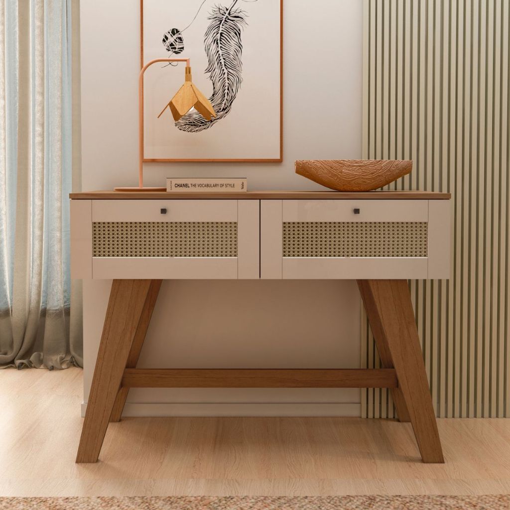 Buffet Aparador Trama Decoração Sala Canto do Café Ambiente Retrô