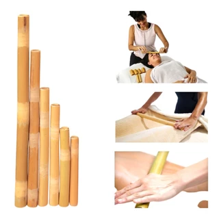 Kit Bambu para Massagem Lixados Direto do Fabricante Pronta Entrega 6 Tamanhos KBPM6T