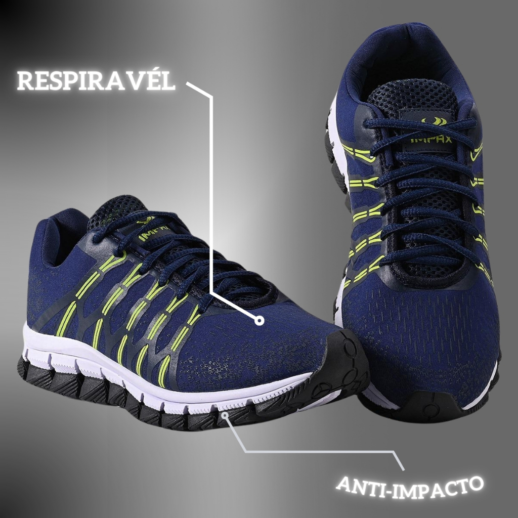 Tênis Masculino Ideal para Academia, Corrida e Exercícios Físicos ...
