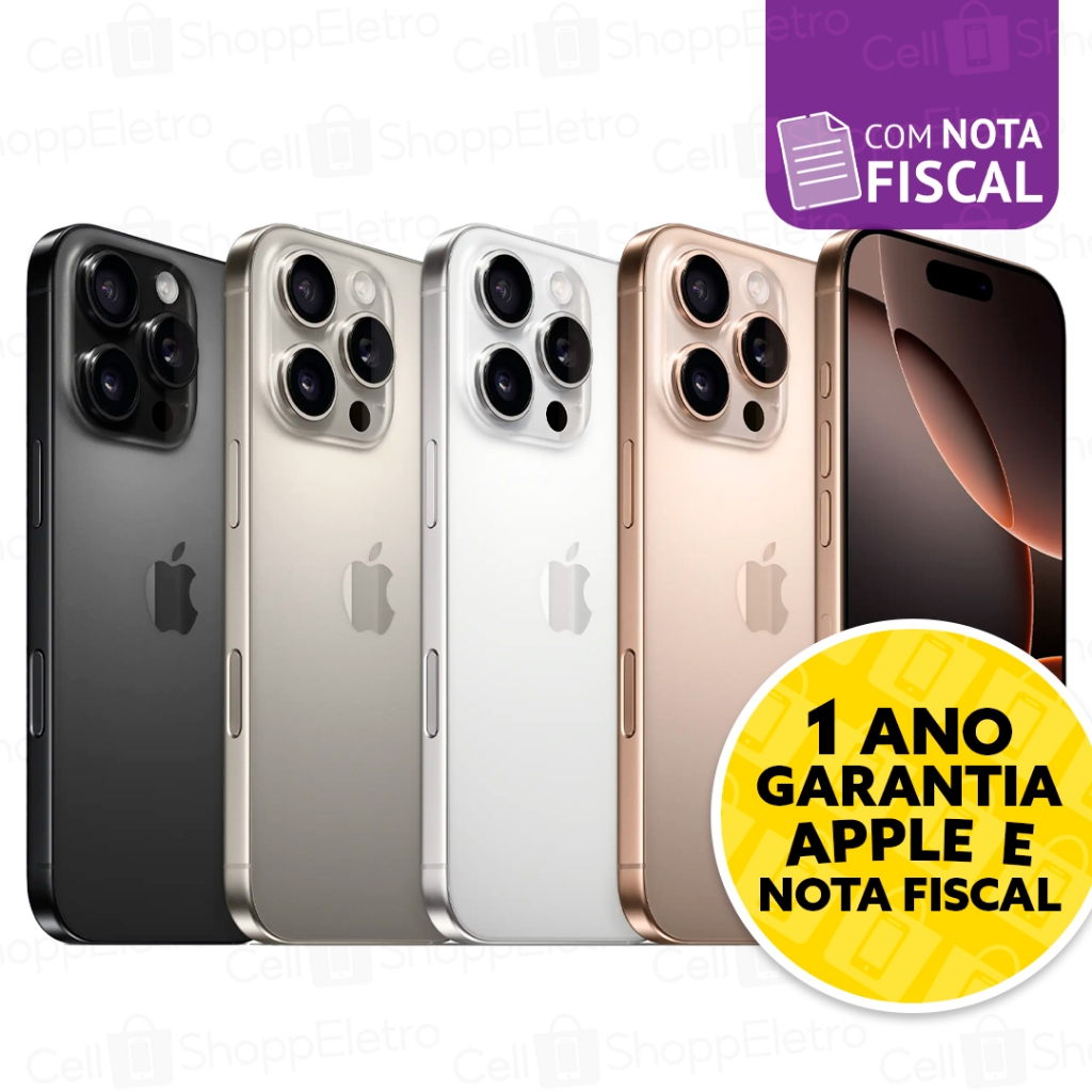 Celular iPhone 16 Pro Max 512gb 5g Dual E-sim Lacrado Original 1