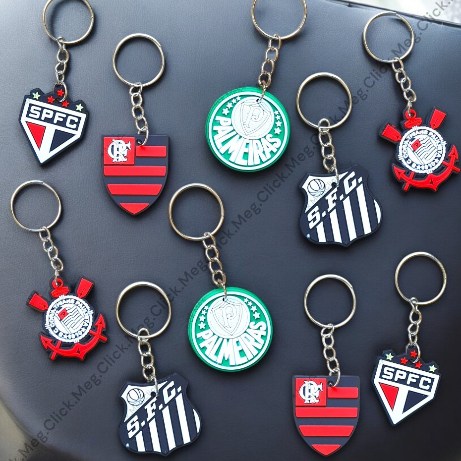 Kit Chaveiro Times de Futebol Lembrancinha Aniversário Festa Mimo ...