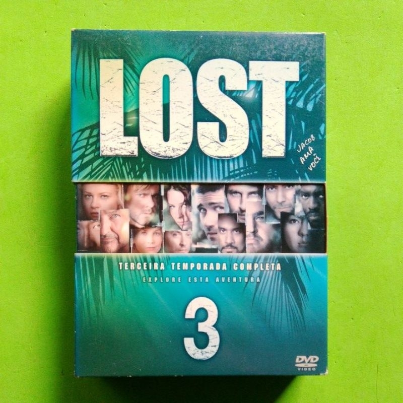 dvd box LOST - 3 temporada completa - explore esta aventura (digipack ...