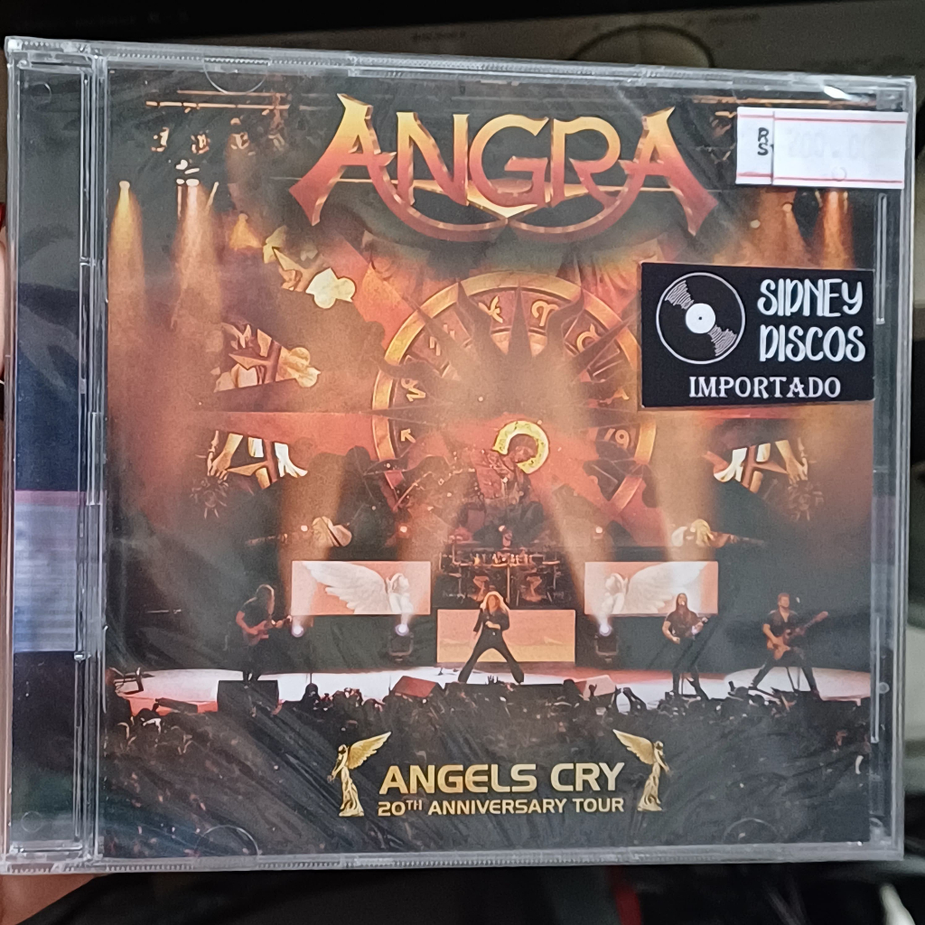 CD ANGRA - ANGELS CRY 20TH ANNIVERSARY TOUR (IMPORTADO) | Shopee Brasil