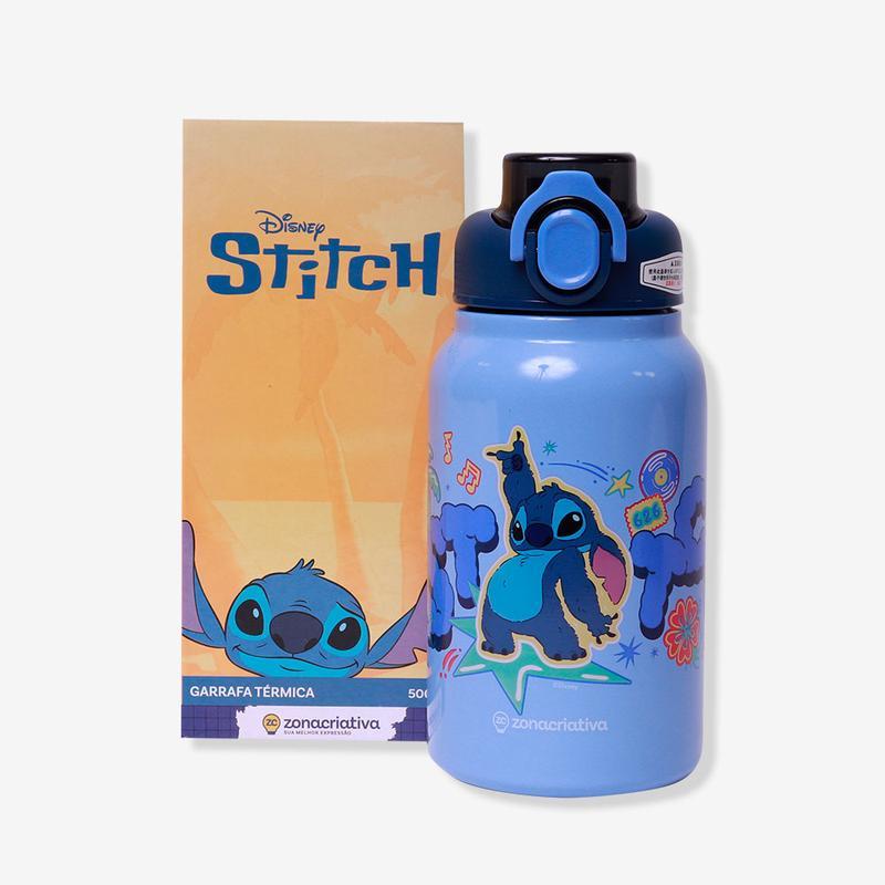 Garrafa Termica Jupter Stitch Disney 500ml Zona Criativa | Shopee Brasil