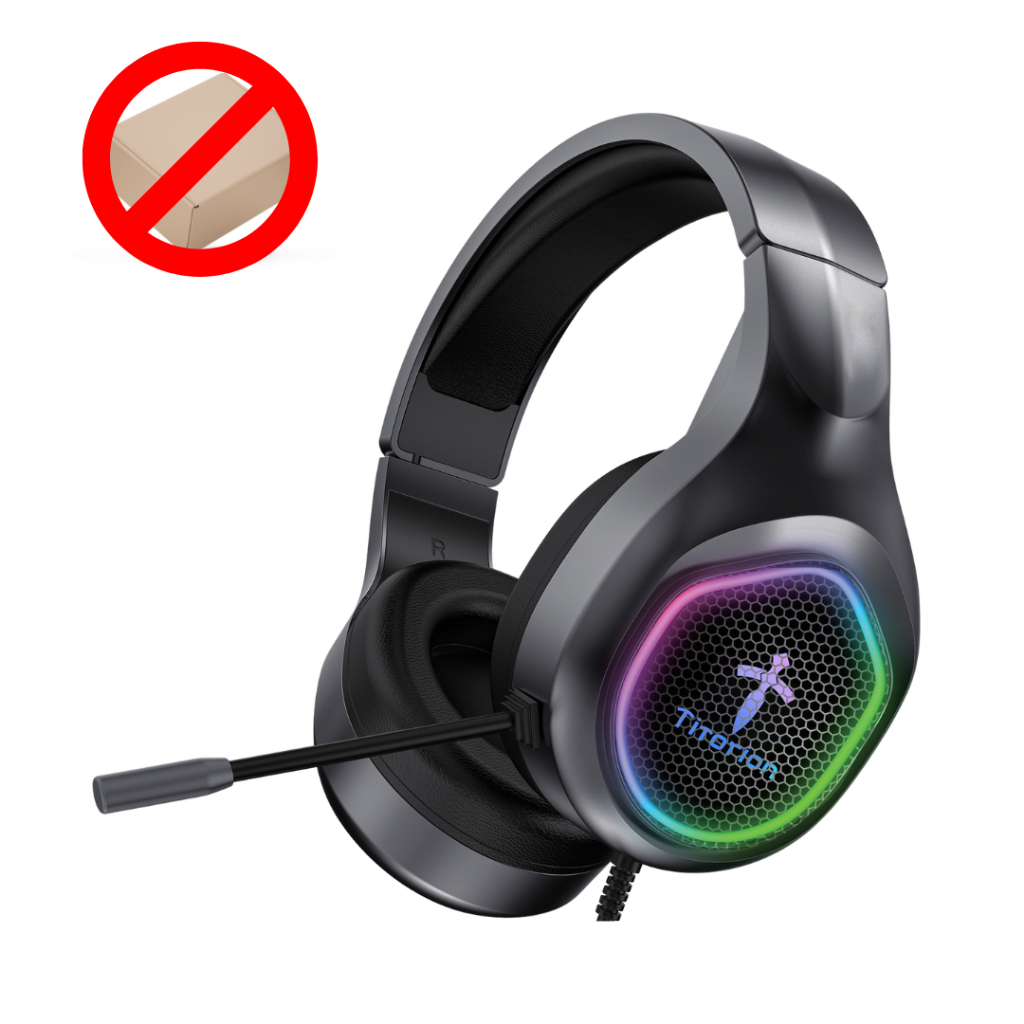 Fone De Ouvido Headset Gamer Rgb Led Pc Computador Vídeogame - SEM CAIXA