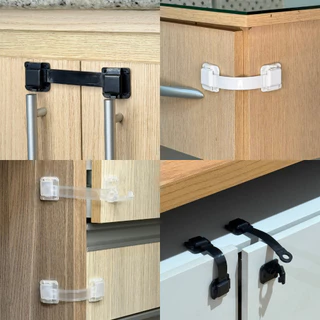 10 Und – Trava De Gaveta Armario Seguranca Protecao Bebe em Oferta na Shopee