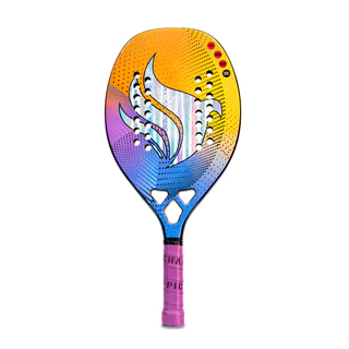 Raquete de Beach Tennis Pichau Nazareth Beach, Face 12k Carbon, PES-RKT-NB em Oferta na Shopee
