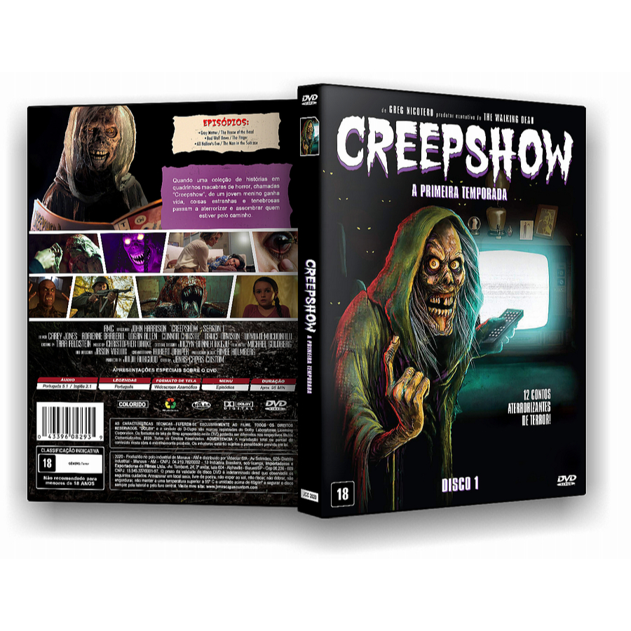 DVD - Creepshow 1/2/3/4 TEMPORADA