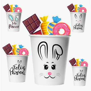 Baldinho Para Doces Páscoa Personalizado em Oferta na Shopee