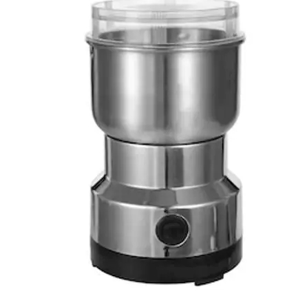Moedor De Café Grão Sementes Elétrico Inox Portátil 110V