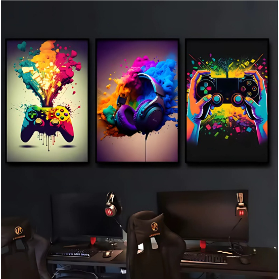 Quadro Video Game Jogos Nerd Quarto Gamer Decorativo 4k