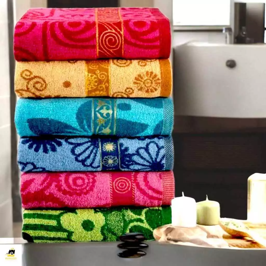 Kit Jogo Com Toalhas De Banho