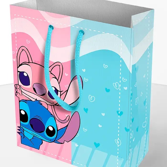 Sacolinha Surpresa Stitch e Angel Personalizada com Nome e Idade ...