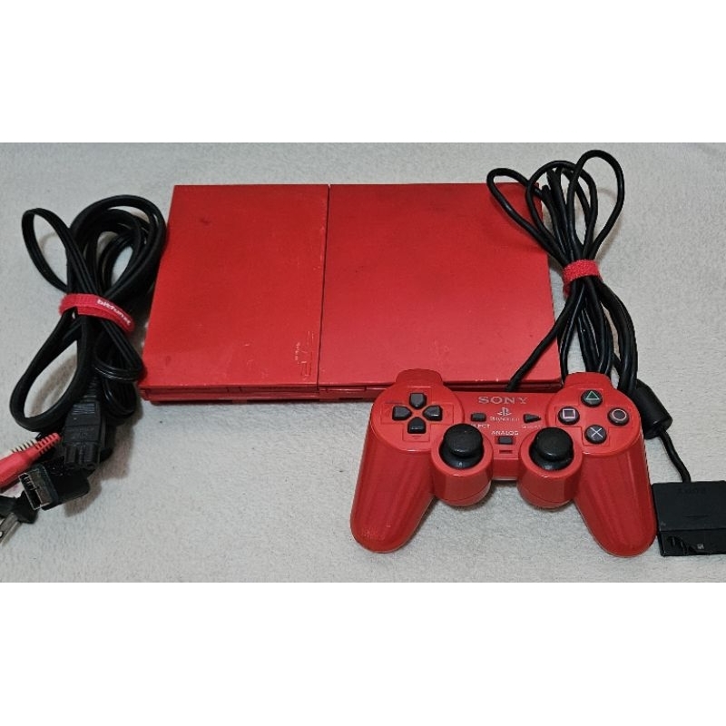 Playstation 2 Slim vermelho