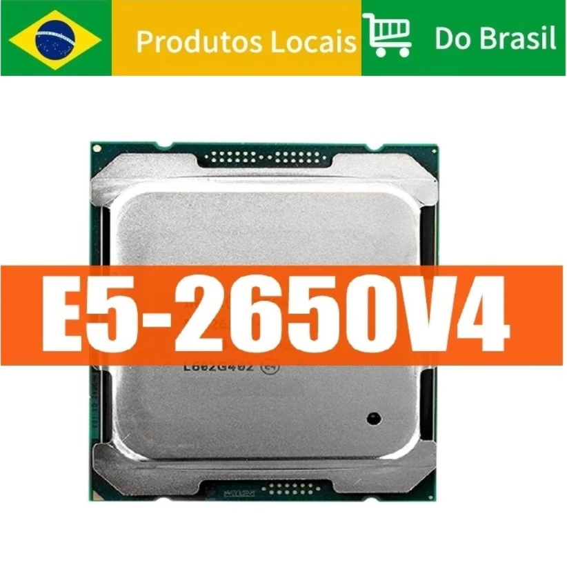Processador Intel Xeon E5 2650 v4 - 12 núcleos - 24 threads – Turbo Max. 2.9 GHz