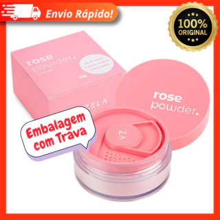 Rose Powder Vizzela Pó Solto - Vizzela Vegana 100% Original