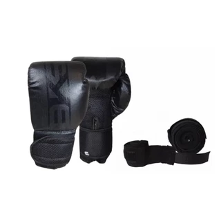 Luva De Boxe Treino Muay Thai Kickboxing Profissional + Bandagem