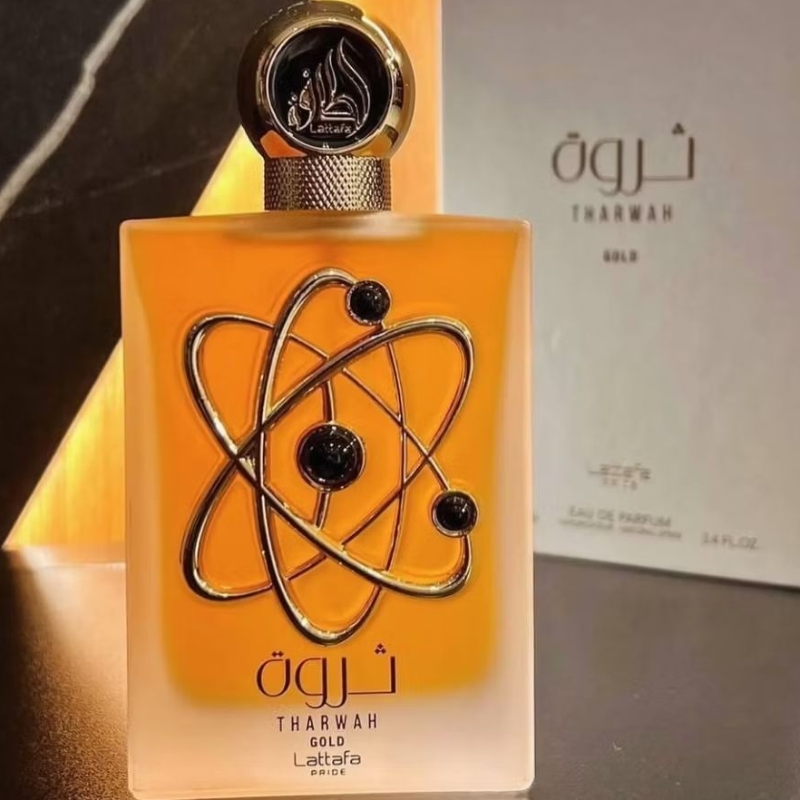 Perfume Lattafa Tharwah Gold Original| 100ml EDP | Shopee Brasil