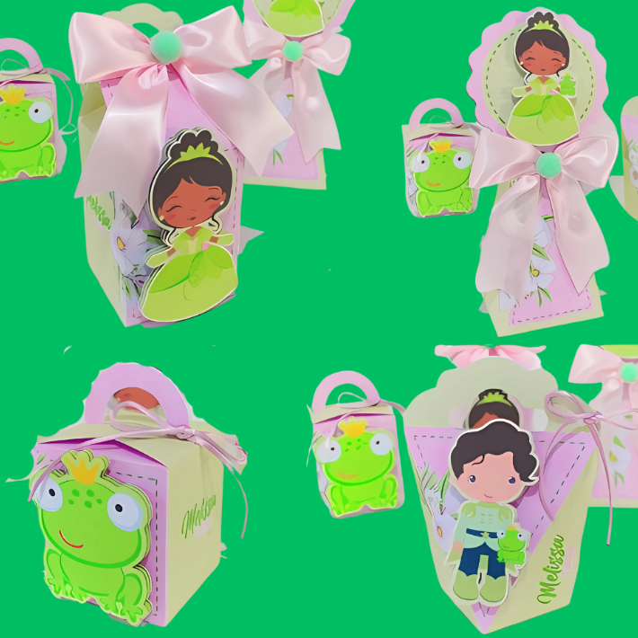 Personalizados A Princesa e o Sapo Baby Cute - Kit Festa PEGUE E MONTE ...