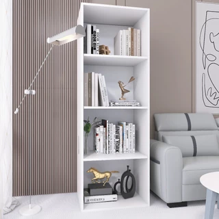 Estante Organizador Guarda livrosPrateleira Livreiro Armário Para Sala Quarto Escritório Gold 2 Módulos