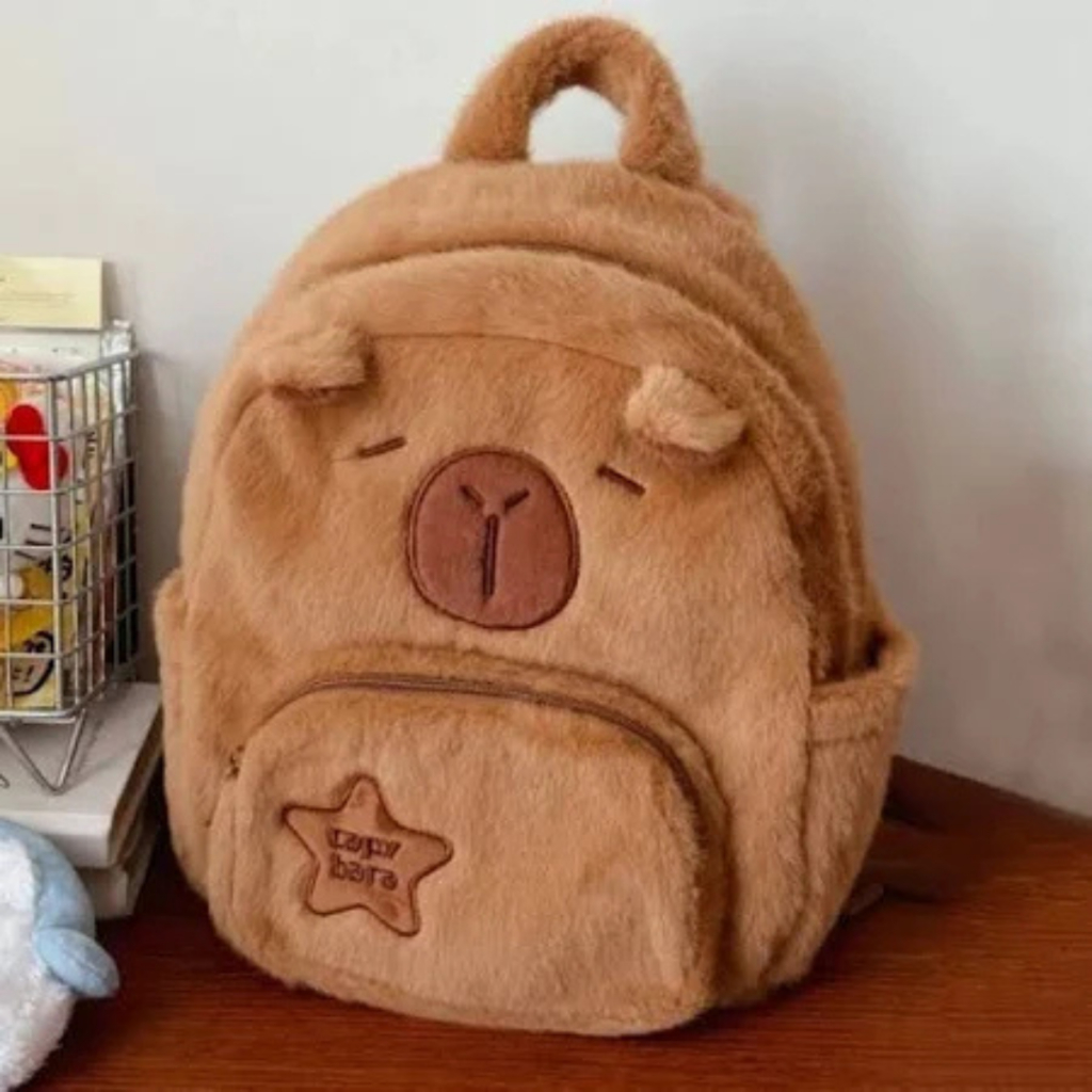 mochila-capivara-fofa-de-pelucia-mochila-de-capivara-escolar-shopee