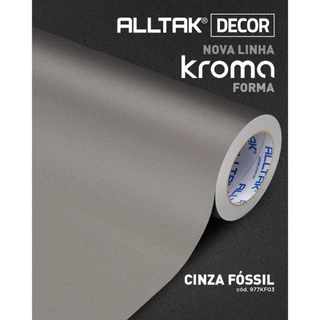 Vinil Adesivo Jateado Cinza Fóssil Texturizado Impermeável para Envelopamento de Móveis Parede 2mts