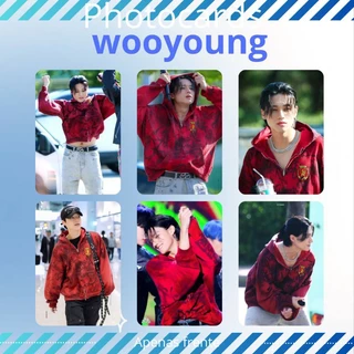 kit photocard Ateez Wooyoung Fanmade kpop bg boy group