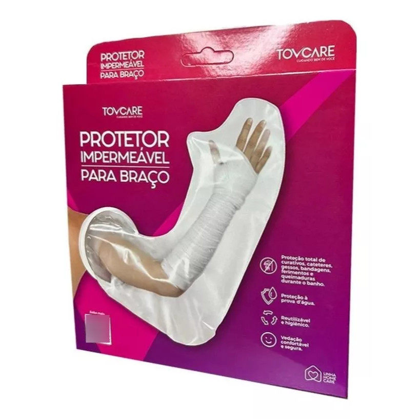 Protetor Impermeável Para Braço Vedação Em Silicone Tovcare | Shopee Brasil