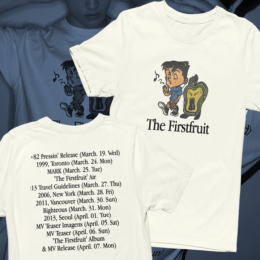 Shirt, Firstfruit The Tシャツ Firstfruit マーク　The NCT NCT ReciteThis | Album Debut Solo Lee Mark 127 アイドル