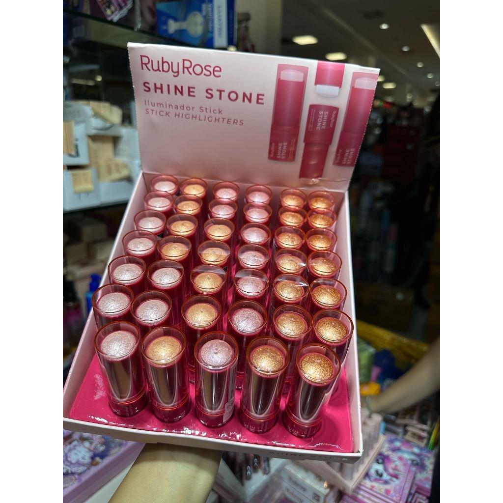 Iluminador Stick Ruby Rose Shine Stone Linha Rosa HB M702 | Shopee Brasil