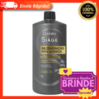 Condicionador Eudora Siàge Expert Regeneração Pós Química 1 Litro