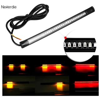 Lanterna De Freio E Pisca Fita 48 Led Moto Custom