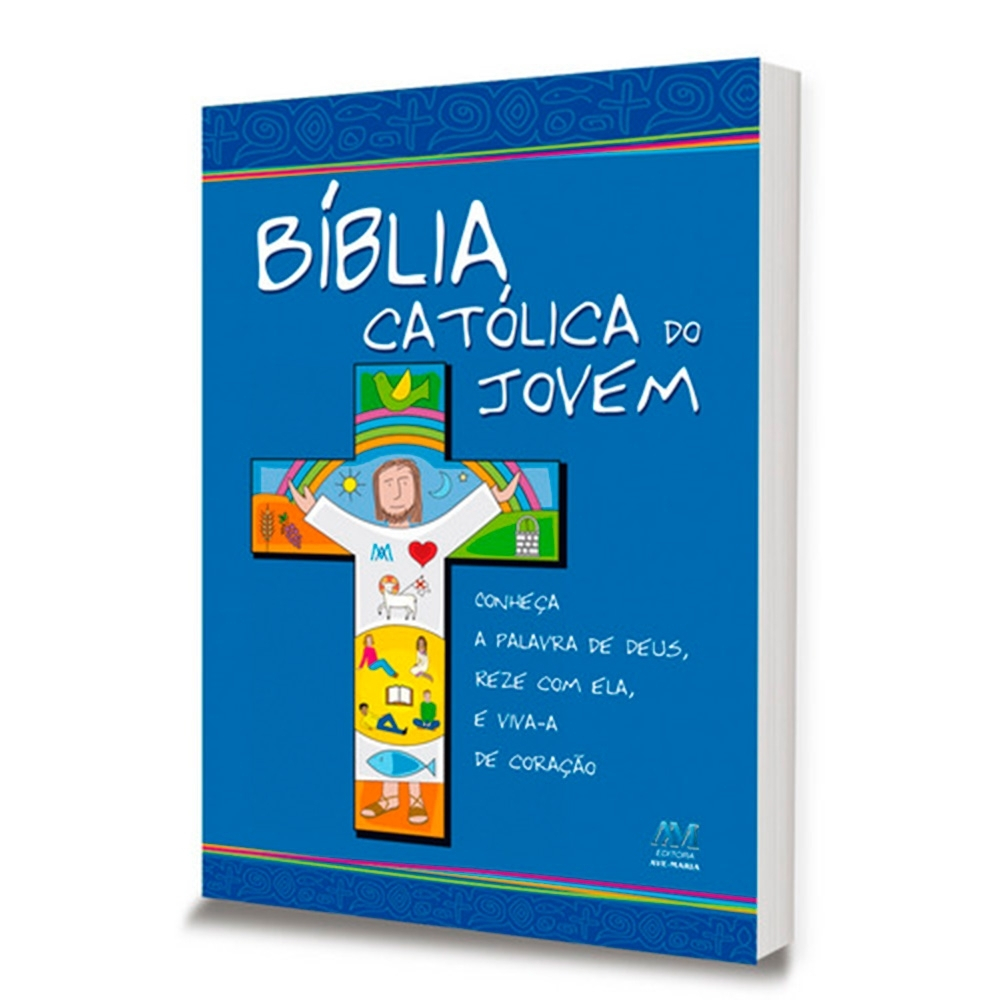 Bíblia católica do jovem - Capa Flexível Ave Maria Editora Ação Social ...