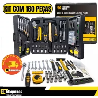 Kit de Ferramentas 160 Peças com Maleta - Fasterr